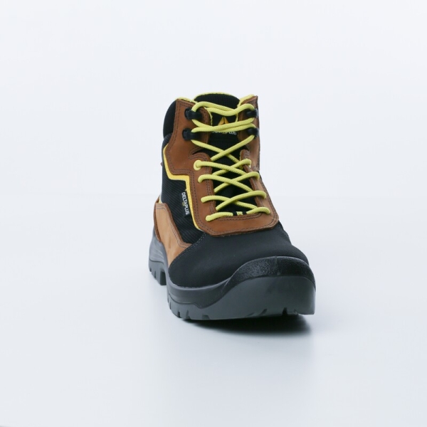 Bocanci De Lucru S3S  - Material textil - Piele șpăltuită cu membrană din PU - Piele de vacă - Membrană PU - Branț : PU/2d Maro