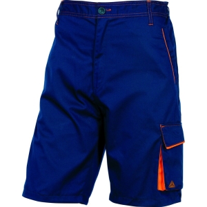 Bermudă de lucru -  Twill - 65% poliester 35% bumbac, culori: Bleumarin-Portocaliu, Gri-Verde