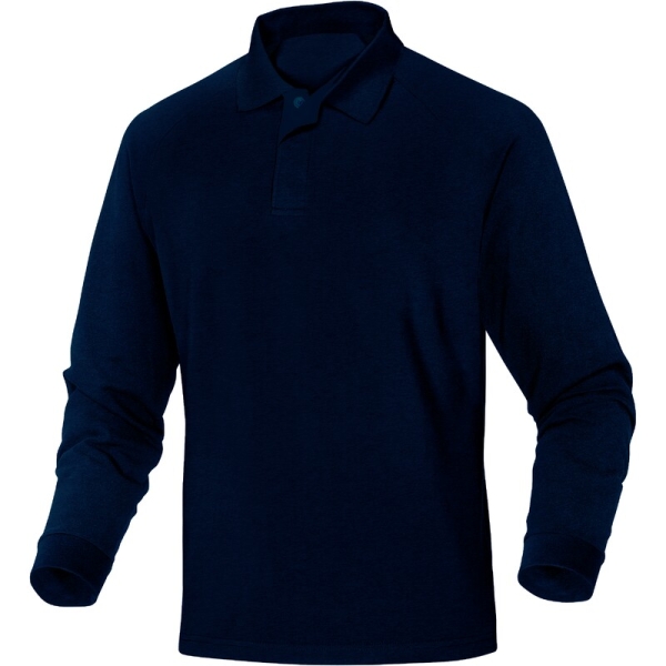 Tricou polo multirisc -  Tricot Piqué - 60% modacril 39% bumbac 1% fibră antistatică, culori: Bleumarin
