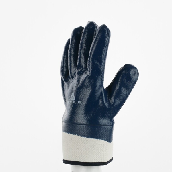 Mănușă preformată cu strat protector - Motive din nitril, culori: Albastru