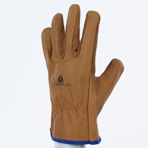 Mănușă preformată palmă piele/dos piele - Bovină, culori: Bej