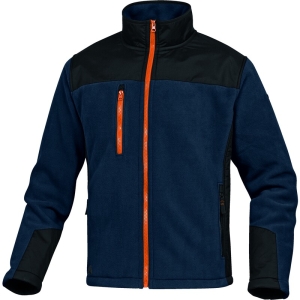 Jachetă din polar -  Fleece - 100% poliester - 2 straturi laminate | Ripstop - 100% poliester | Pongee - 100% poliester, culori: Bleumarin-Negru, Gri-Negru, Negru