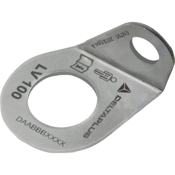 Placă de ancorare - Oțel inoxidabil, culoare Metalic