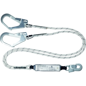 Frânghie din coardă  împletită - Oțel, Poliamidă, Poliester, culoare Alb-Negru