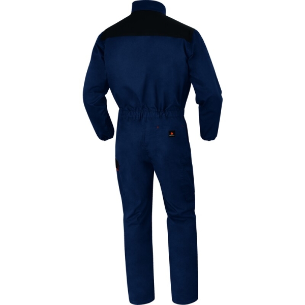 Combinezon de lucru -  Twill - 65% poliester 35% bumbac, culori: Bleumarin-Portocaliu, Gri închis, Gri