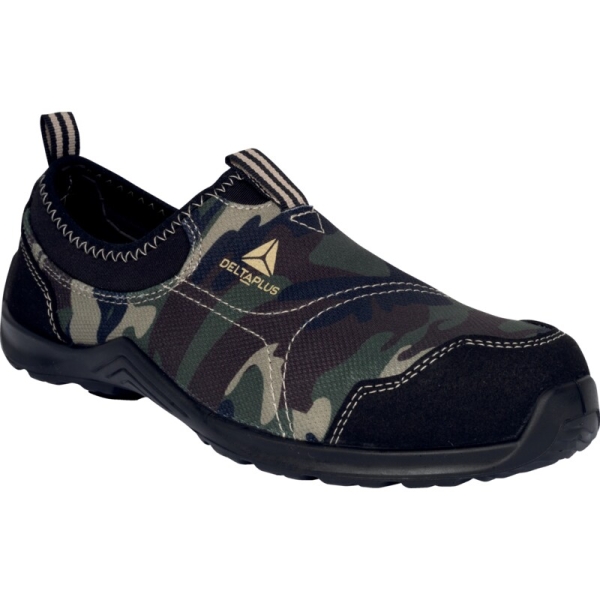 Pantofi Miami2 S1P Camo   - Microfibră - Mesh - Bumbac - Branț : PU Kaki