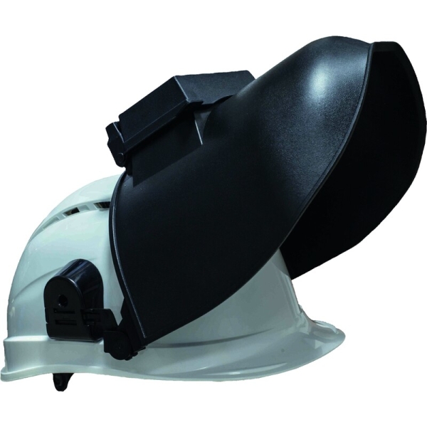 Vizieră de protecție facială - Policarbonat - Drepte, culoare Negru