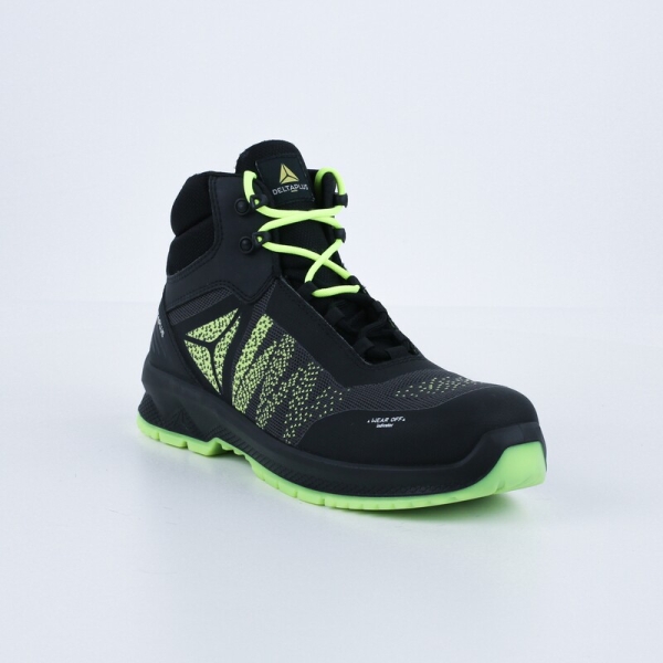 Pantofi Cima S1Ps  - Material textil - TPU - Tricotată - Branț : PU/2d Negru-Galben