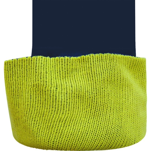 Mănușă impermeabilă cu fixare - Bumbac - Neopren neted - Calibru : 10 - Lungime :  380   mm , culori: Negru