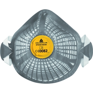 Semimască de unică folosință - Plasă, TPE - Cutie de 5, culoare Gri