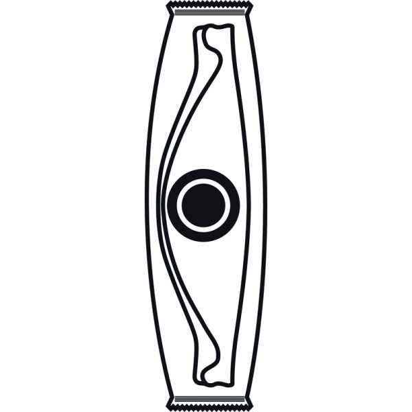 Semimască de unică folosință - Material sintetic nețesut - Cutie de 10, culoare Alb