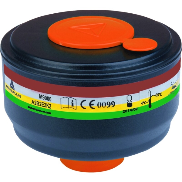 Filtre - Filtru de protecție respiratorie pentru mască - Cutie de 4, culoare Negru