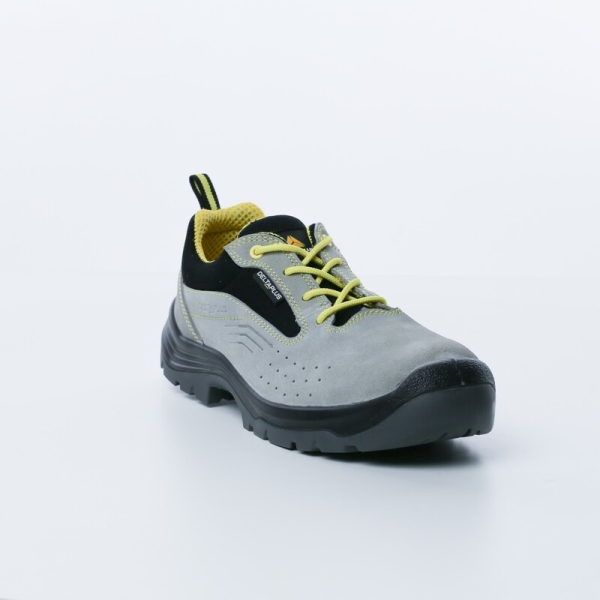 Pantofi De Protecție Cinto S1Ps   - Piele - Crustă-Velur - Branț : PU/2d Gri