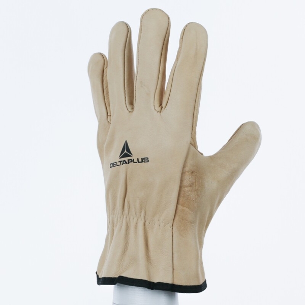 Mănușă preformată palmă piele/dos piele - Bovină, culori: Bej