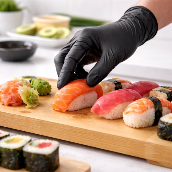 Manusi nitril, negre, de unica folosinta, Protect Black, nepudrate, 100buc / cutie pentru HoReCa, medical, saloane si domeniul industrial, calitate premium