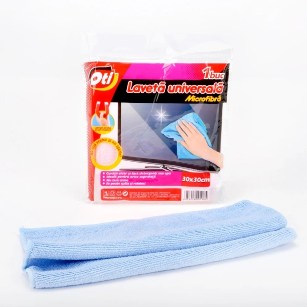 Laveta universala, microfibra, 30x30 cm, OTI
