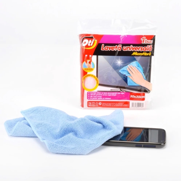 Laveta universala, microfibra, 30x30 cm, OTI