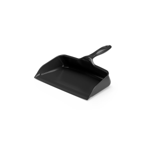 Faras ergonomic cu maner scurt, negru, din polipropilena, rezistent la 121 °C autoclavabil, pentru industria alimentara, certificata HACCP, FDA