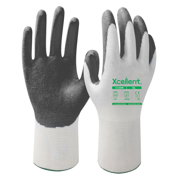 Manusi COMFORT CUT-PU - tesatura(gauge) 13, protecție la tăiere B,  imersie poliuretan, EN388: 4X43B.