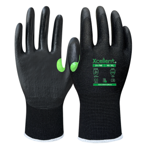 Manusi ZeroCut D, tesatura(gauge) 21, second-skin, protecție la tăiere D, imersie PU pe palma, extrem de subtire, foarte confortabila si cu potrivire perfecta, EN388: 3X42D.