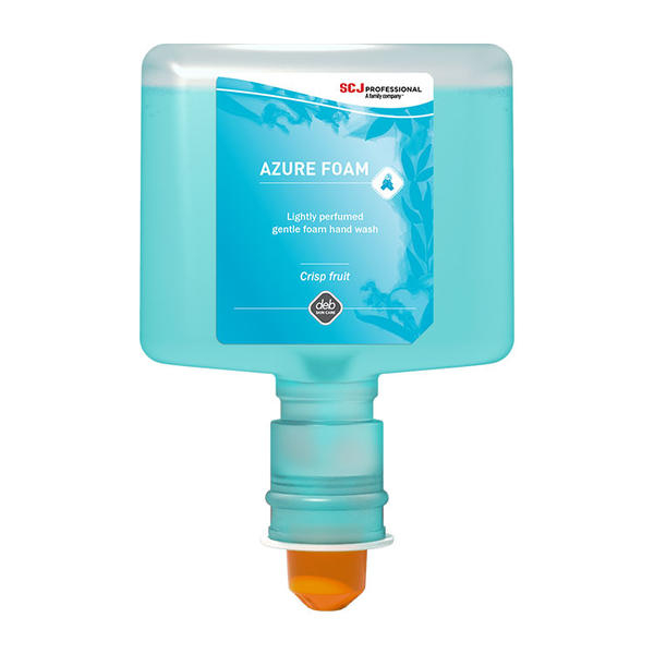 10-AZU12LTF Sapun spuma profesional pentru maini cu parfum de fructe proaspete, Refresh Azure Foam, 1,2 litri