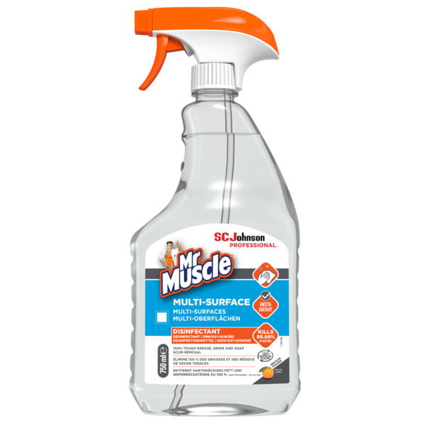 316524 Mr Muscle® Multi-surfaces 750ml Spray pentru curatare și dezinfectare suprafete multiple Mr Muscle® Multi-Surface, 750 ml
