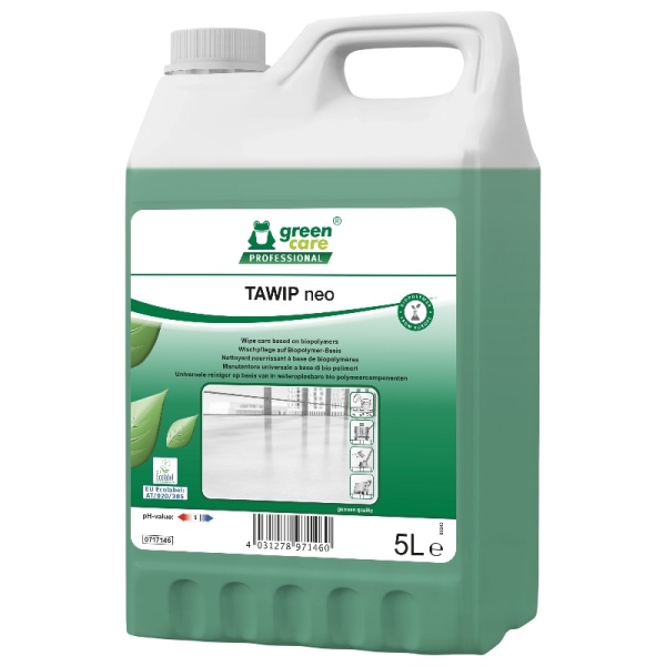 Detergent profesional pentru pardoseli pe baza de biopolimeri hidrosolubili TAWIP NEO, 5l