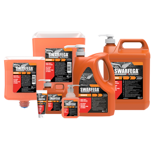 Pasta profesionala pentru curatarea mainilor, SC Johnson Professional Swarfega® Orange – heavy duty, cu parfum de citrice, 5 litri