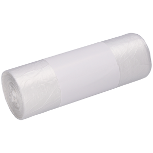 Saci menajeri 60 L, transparenti, HDPE, 50 buc/rola